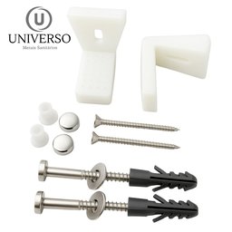 Kit Parafuso Fixação Lateral Privada Vaso e Bide Cromado Par - 3