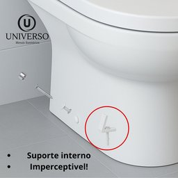 Kit Parafuso Fixação Lateral Privada Vaso e Bide Cromado Par - 7