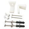 Kit Parafuso Fixação Lateral Privada Vaso e Bide Cromado Par - 1