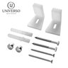Kit Parafuso Fixação Lateral Privada Vaso e Bide Cromado Par - 7