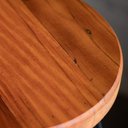 Ver imagem 3 de Conjunto Mesa Bistrô Alta e 2 Banquetas Estilo Industrial Aura D09 Peroba - Mpozenato