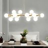 Pendente Moderno 95cm Jabuticaba Júpiter Dourado 16 Lâmpadas Bl - 2