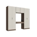 Ver imagem 3 de Guarda-Roupa Planejado 4 Peças 6 Portas Orion CabeCasa MadeiraOriginals Marrom