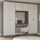 Ver imagem 1 de Guarda-Roupa Planejado 4 Peças 6 Portas Orion CabeCasa MadeiraOriginals Marrom