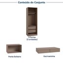 Ver imagem 6 de Guarda-Roupa Planejado 4 Peças 6 Portas Orion CabeCasa MadeiraOriginals Marrom