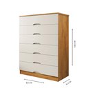 Ver imagem 3 de Cômoda 6 Gavetas Sevilha Mademarcs