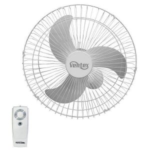 Ventilador de Parede 50cm com Controle Remoto Branco Tex5 Bivolt 210w Ventex