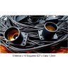 Varal de Luz 5m com 10 Soquetes E27 Preto - 2