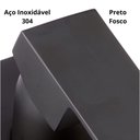 Ver imagem 4 de Acabamento Registro Monocomando Preto Chuveiro Base Deca