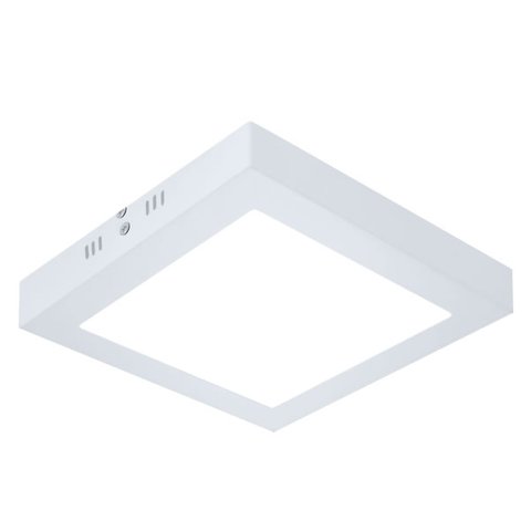 Painel Plafon de Sobrepor Quadrado Branco 21cm Led 18W 4000K Bivolt Evoled