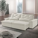 Ver imagem 1 de Sofá Melt 02 Módulos 80cm Br 25cm Meu Sofá Online A302 Linho Branco