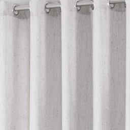 Cortina Allure - Textura Linho - Marfim - 4,00M x 2,60M - para Varão - Adomes - 2