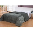Ver imagem 1 de Edredom - Casal - Dupla Face - Capetown - Sherpa - Chumbo - Niazitex