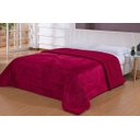 Ver imagem 1 de Edredom - Queen Size - Dupla Face - Capetown - Sherpa - Bordô - Niazitex