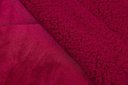 Ver imagem 2 de Edredom - Queen Size - Dupla Face - Capetown - Sherpa - Bordô - Niazitex