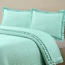Ver imagem 3 de Kit Cobre Leito Colcha Bello Casal Dupla Face 3 Peças - Verde - 100% Poliéster