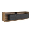 Ver imagem 2 de Rack para Tv até 75 Polegadas 2 Gavetas com Iluminação Led Reims Art In Móveis