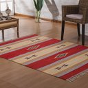 Ver imagem 1 de Tapete Kilim - 1,00m X 1,40m - 100% Algodão - Desenho 007 - Niazitex