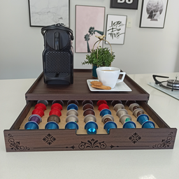 Porta cápsulas de café Nespresso Com Bandeja e Gaveta NAT63 - 3