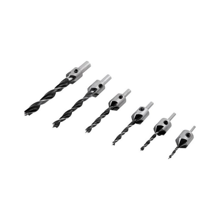 Jogo Broca 3 Pontas 3-10 mm com 7 peças Vonder