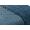 Ver imagem 2 de Edredom - King Size - Dupla Face - Capetown - Sherpa - Azul Petróleo - Niazitex