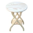 Ver imagem 3 de Mesa Peg Dobrável Tampo Redondo em Madeira Pinus