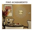 Ver mais imagens de Relógio De Parede Dourado Luxuoso Design Europeu Metal 70cm
