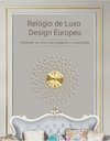 Ver imagem 7 de Relógio De Parede Dourado Luxuoso Design Europeu Metal 70cm
