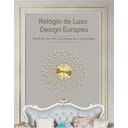 Ver imagem 7 de Relógio De Parede Dourado Luxuoso Design Europeu Metal 70cm