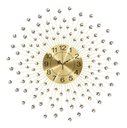 Ver imagem 2 de Relógio De Parede Dourado Luxuoso Design Europeu Metal 70cm