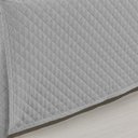 Ver imagem 2 de Saia para Cama Box - Atenas - Solteiro - Prata - Niazitex
