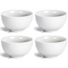 Tigela Cumbuca Porcelana Branca 440Ml 4 Unidades - Capri - 1