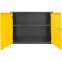 Ver imagem 4 de Armário Superior Multiuso Modular Vonder Aéreo Capacidade 15kg Aço Carbono Preto e Amarelo Fechadura