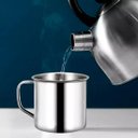 Ver imagem 6 de Kit 06 Caneca Inox Bebida Gelada Café Chá Drink 8cm 350ml