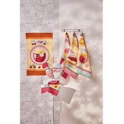 Pano de Copa Lepper Estampado Doçura 40cm x 60cm Com 6 peças - 1