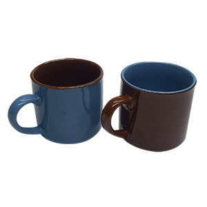 Jogo de 2 Xícaras de Café em Cerâmica, 90 Ml da Fullfit