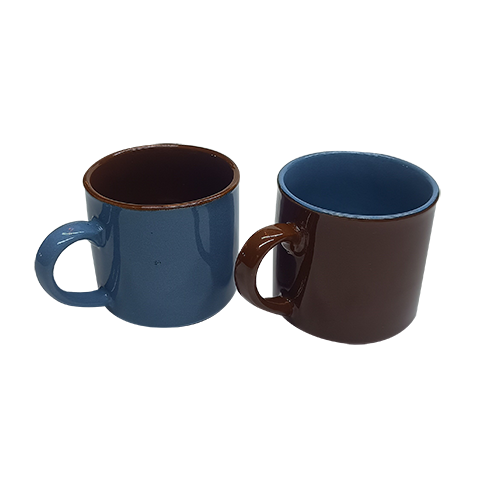 Jogo de 2 Xícaras de Café em Cerâmica, 90 Ml da Fullfit