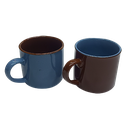 Ver imagem 1 de Jogo de 2 Xícaras de Café em Cerâmica, 90 Ml da Fullfit
