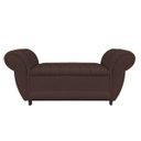 Ver imagem 2 de Recamier Baú Londres 1,20 M Suede D'Rossi - Marrom