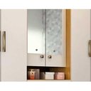 Ver imagem 6 de Guarda Roupa 6 Portas (2 C- Espelho) e 9 Gavetas Débora Nature-off White - Acp
