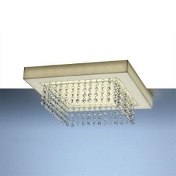 Plafon LED Sobrepor Endy Cristal 28cmx28cm 110V Bella Itália - 1 Plafon LED Sobrepor Endy Cristal 28cmx28cm 110V Bella Itália - 1