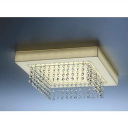 Plafon LED Sobrepor Endy Cristal 28cmx28cm 110V Bella Itália - 2 Plafon LED Sobrepor Endy Cristal 28cmx28cm 110V Bella Itália - 2