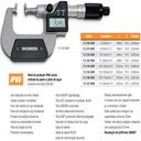 Ver imagem 5 de Micrômetro Externo Digitais Ressaltos - Cap. 175-200mm - Ref. 112.197-new - Digimess