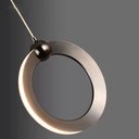 Ver imagem 2 de Lustre Pendente Argola Chumbo Led 9w 17cm 3000k Bivolt Dcd02187