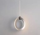 Ver imagem 3 de Lustre Pendente Argola Chumbo Led 9w 17cm 3000k Bivolt Dcd02187