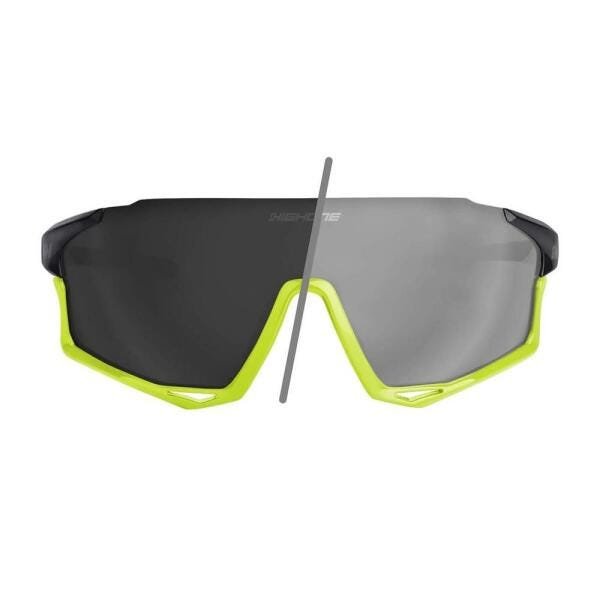 Óculos Ciclismo High One Mark Com 3 Lentes - Amarelo Neon - 5