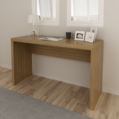 Mesa para Escritório Branco Tecnomobili Me4135 Cor: Amêndoa