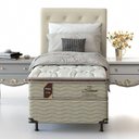 Ver imagem 4 de Conjunto Box Mola Probel Guarda Costas Siena Solteiro 88x54cm