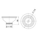 Ver imagem 3 de Válvula para Pia de Cozinha Docol Massima Luxo 1762904 Aço Inox