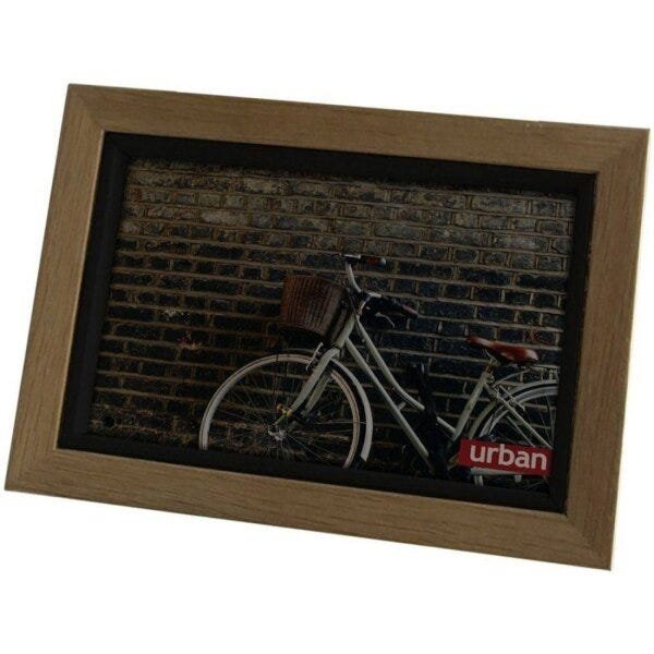 Porta Retrato Madeira Clean Look 10x15cm Urban - 1